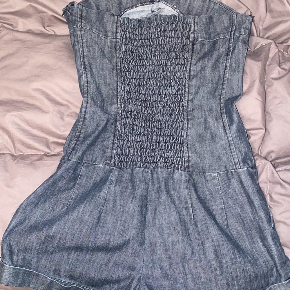 Denim romper - Picture 2 of 3